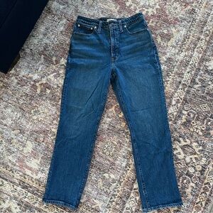 Madewell Curvy Perfect Vintage Straight Jeans